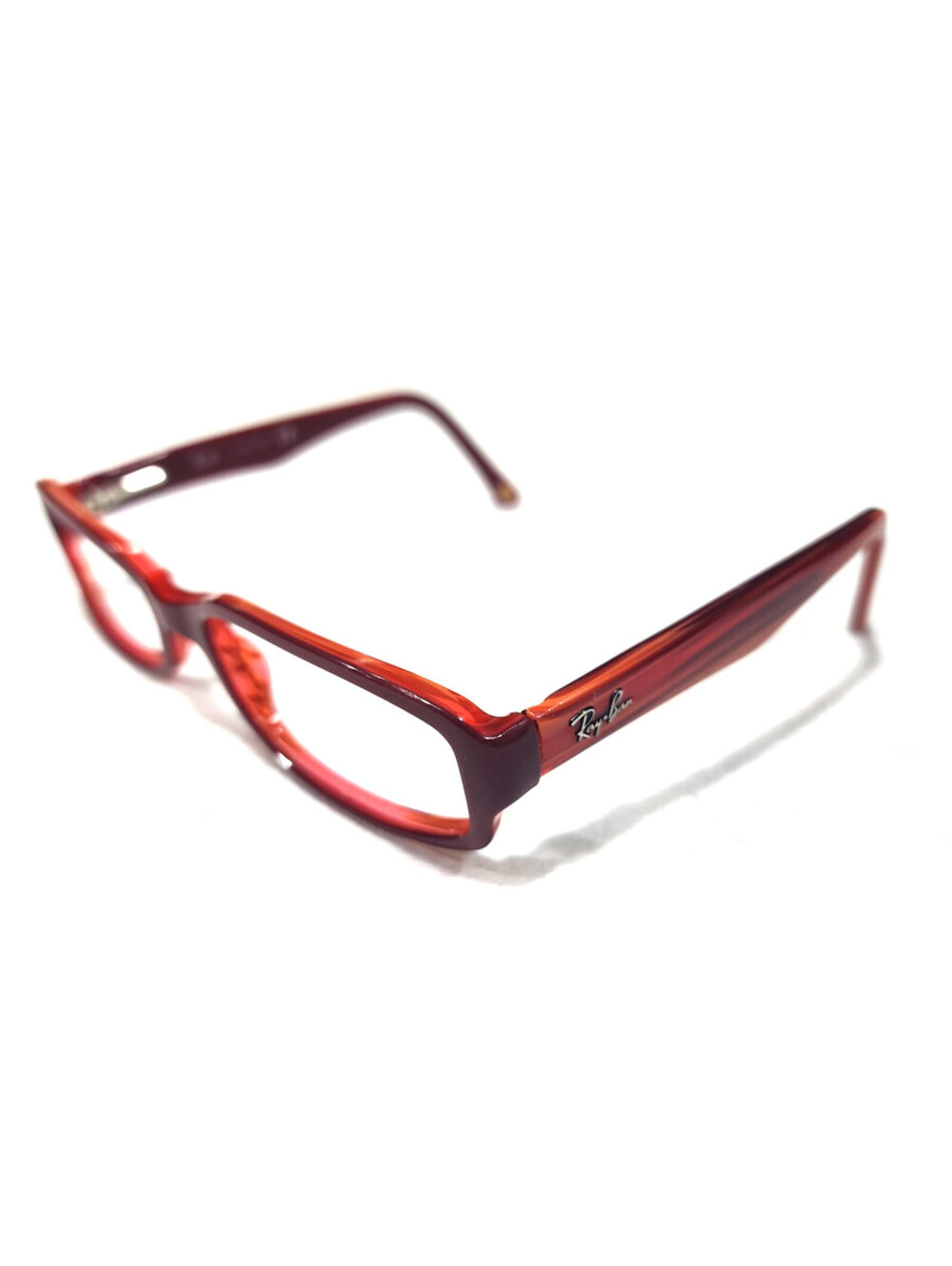 Ray Ban RB5179 2424 Red Rectangle Eyeglasses 51-16 135